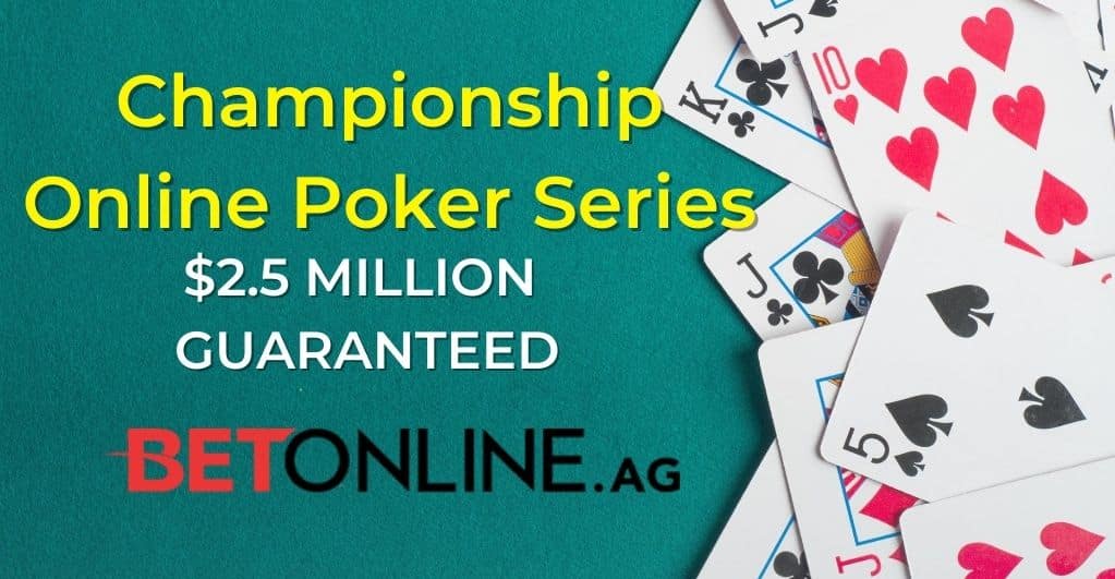 USD 2.5 million Online Poker Tournament announced by BetOnline